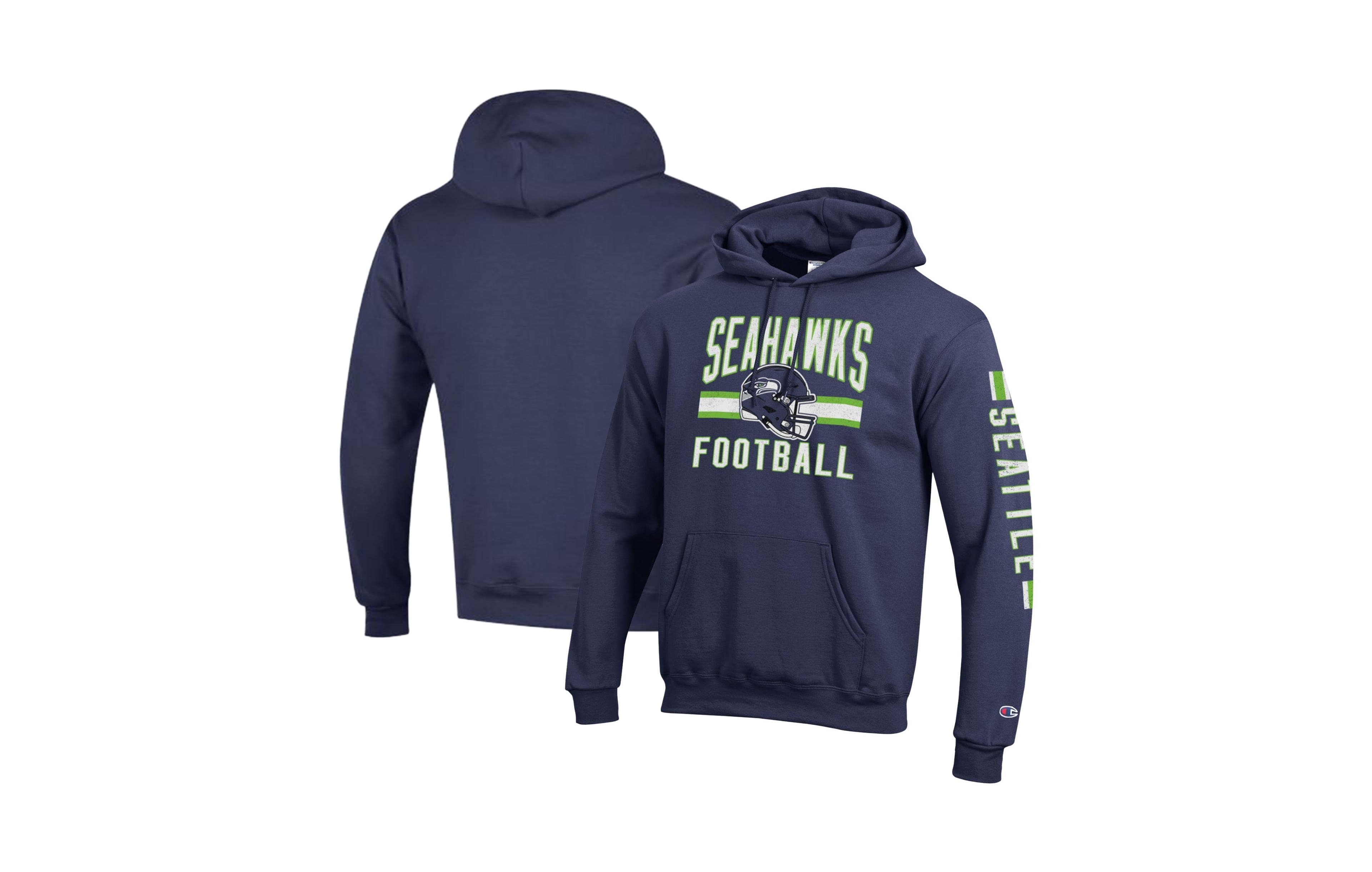 Champion Men's Seattle Seahawks Graphic Powerblend Hoodie