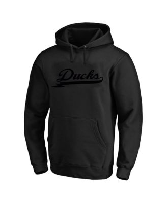 Men's  Black Oregon Ducks Tonal Hoodie