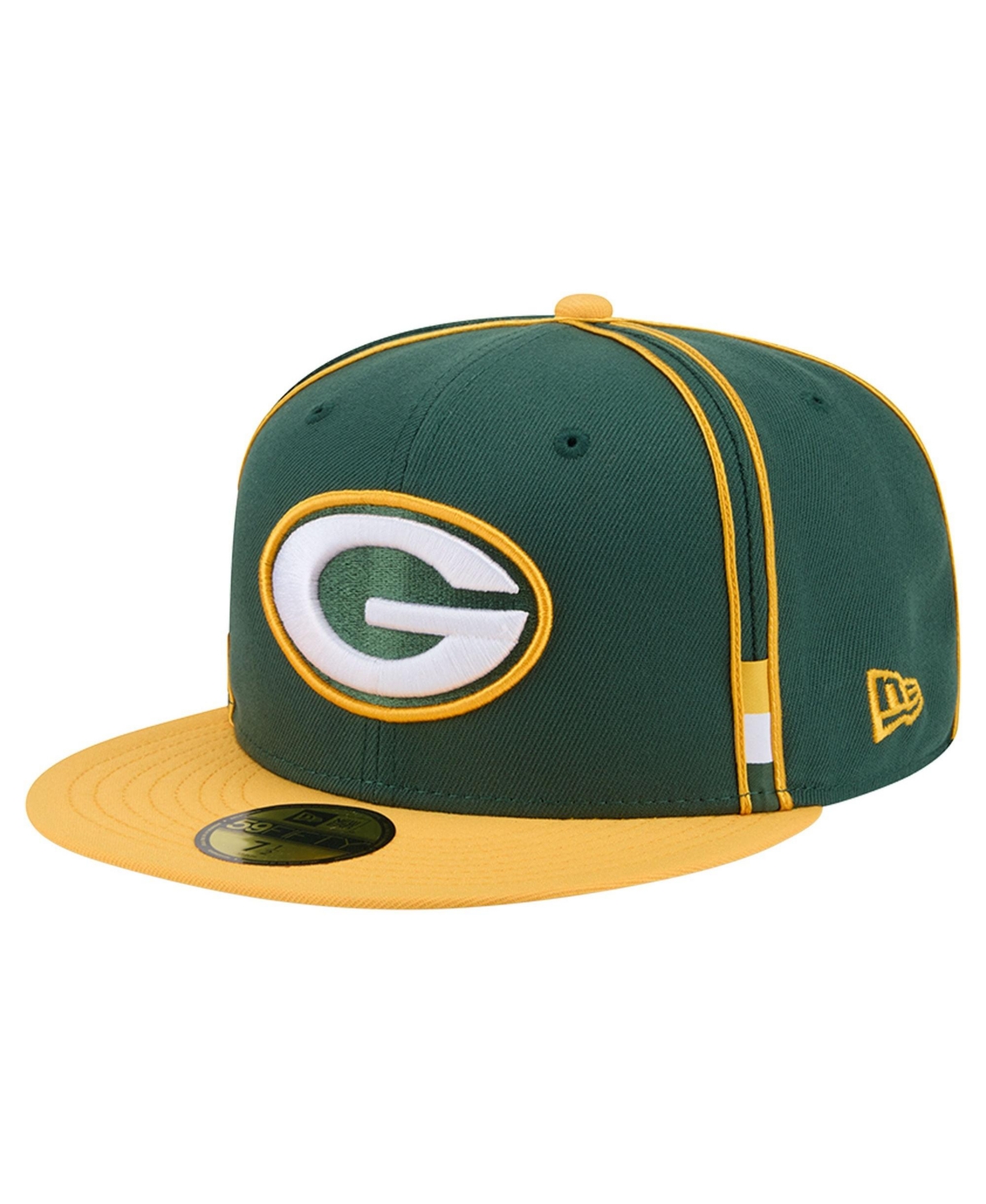 New Era Green Bay Packers 59FIFTY Soutache Fitted Hat - Green, Yellow