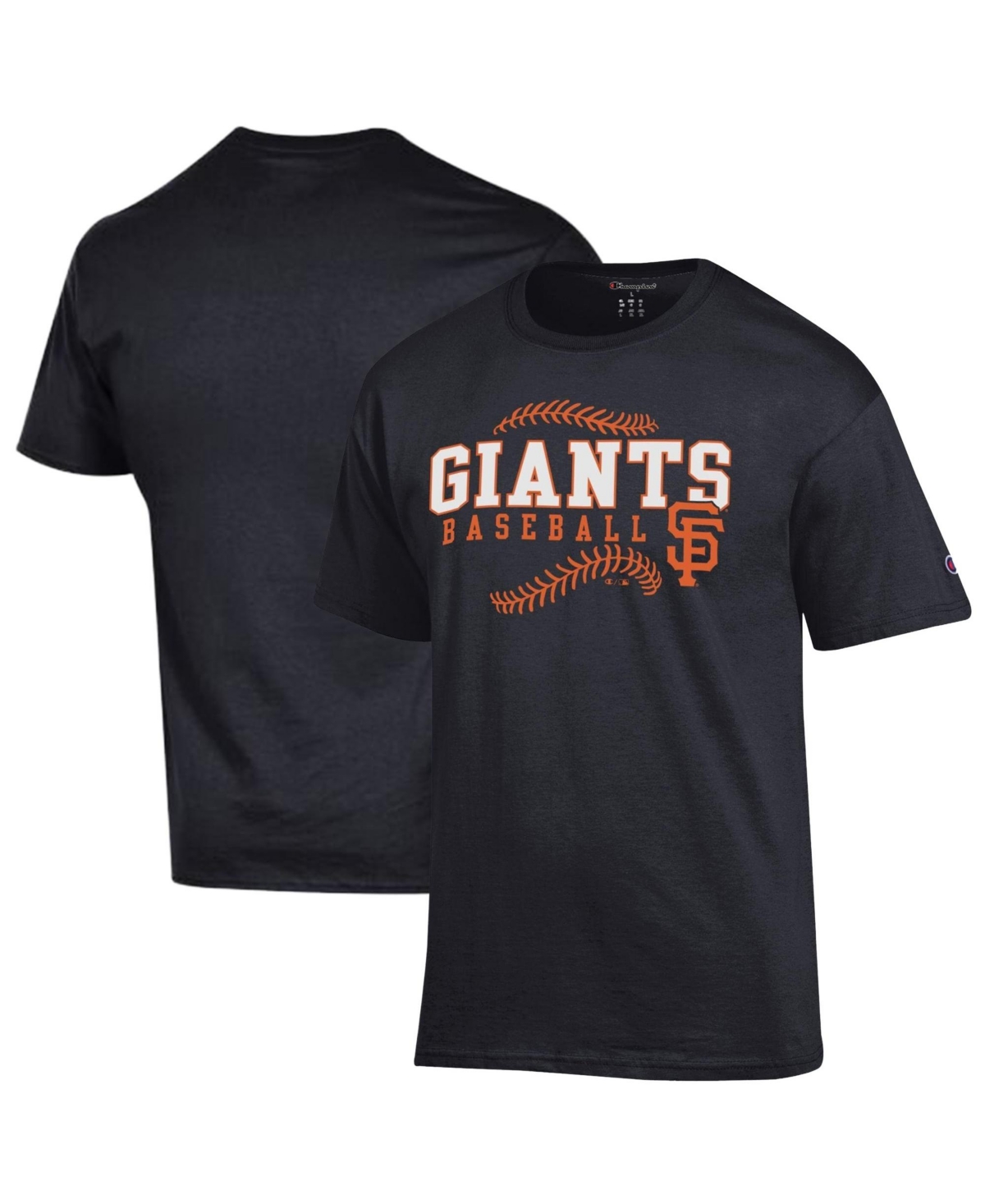Champion Men's San Francisco Giants Screen Print Crewneck T-Shirt