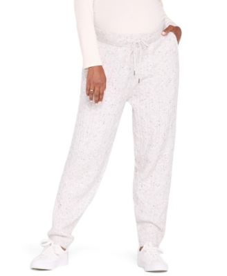 Women's Motherhood Relaxed Cable Knit Sweater Jogger