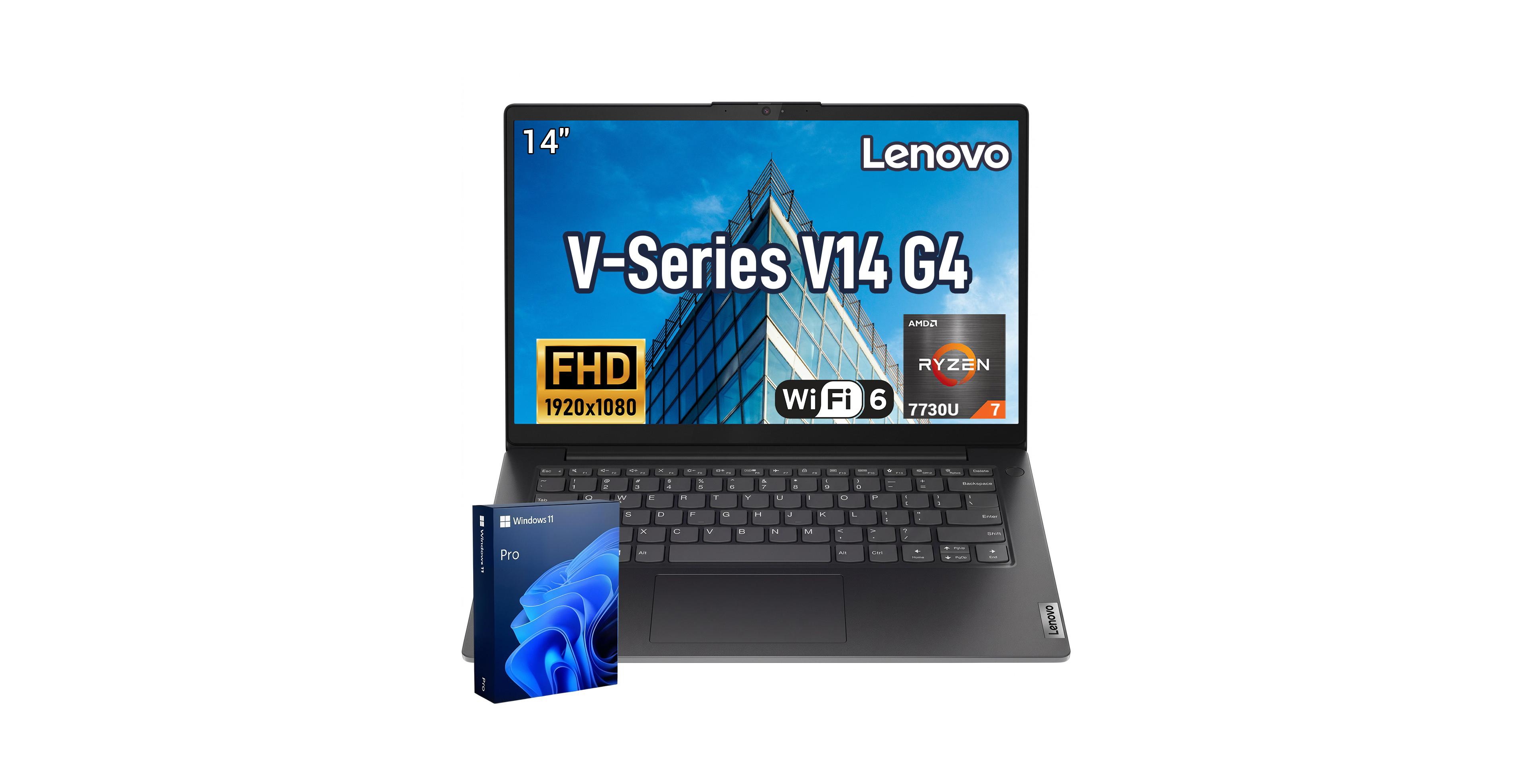 Lenovo V14 Gen 4 14" Business Anti-Glare Laptop with Windows 11 Pro