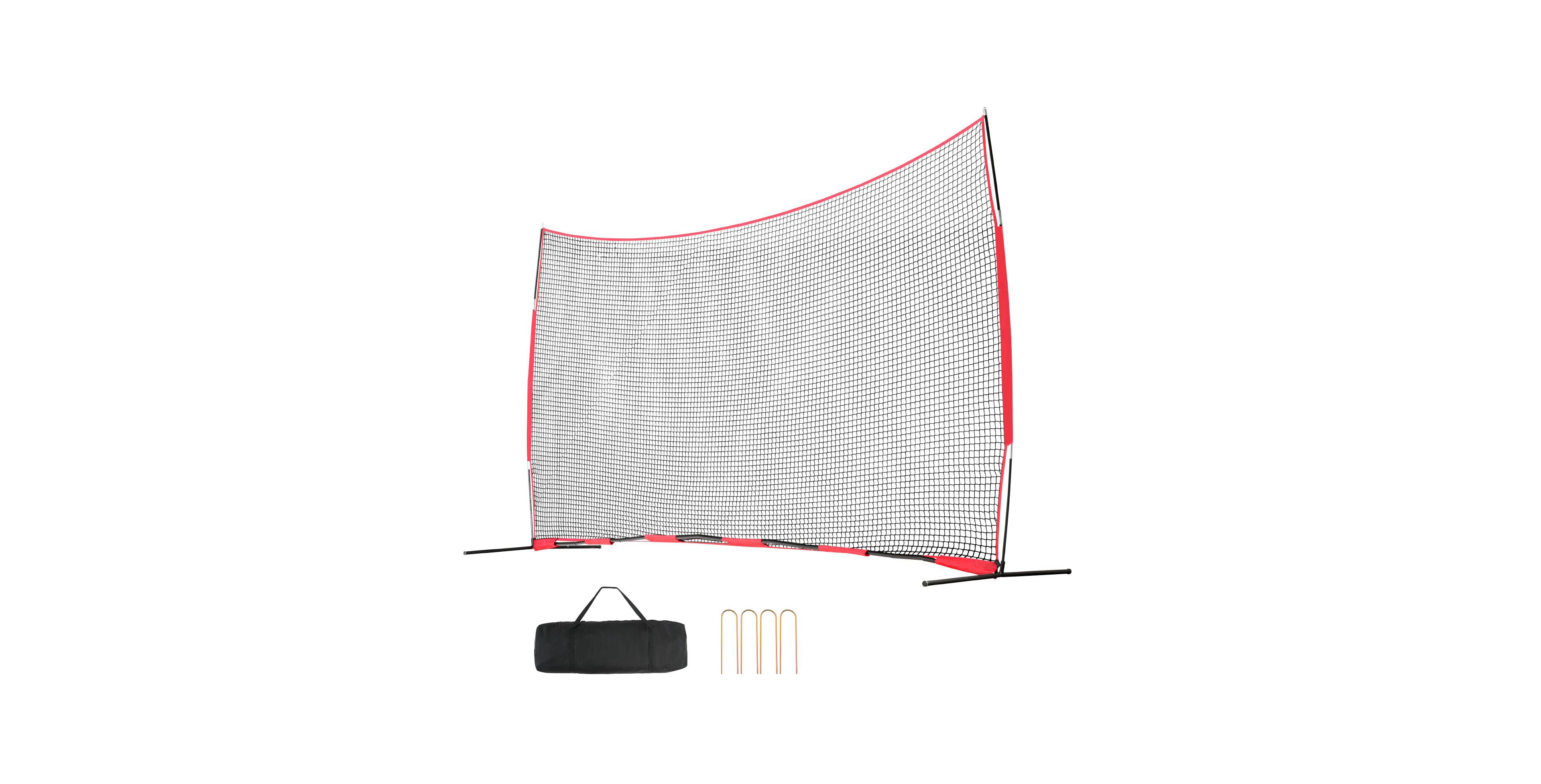 Hongge 20 x 10 feet Portable Ball Sports Barricade Backstop Net