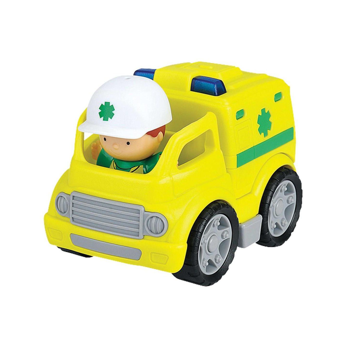 Детские игрушки Playgo Mini Emergency Vehicles 4-Piece Toy Vehicle Set — фото 4