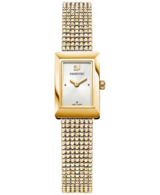 Swarovski - Women's Swiss Memories Crystal Mesh Fabric Strap Watch 16x25mm 5209181