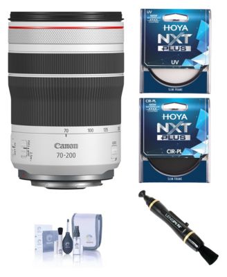 RF 70-200mm f/4L IS USM Lens, Bundle with Hoya NXT Plus 77mm CPL Filter, 77mm UV Lens Filter, Cleaning Kit, Lens Cleaner