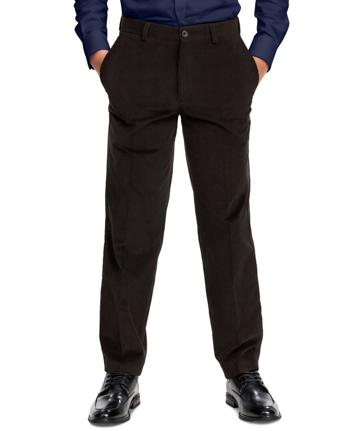 Брюки Michael Kors Textured Permanent-Crease Pants для мальчиков, цвет: Коричневый — фото 1