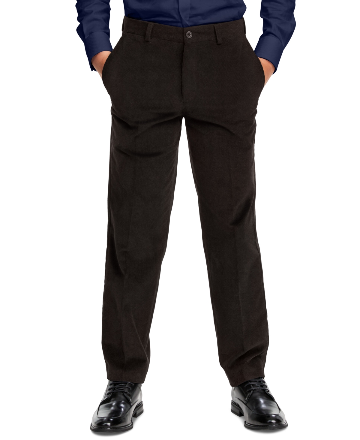 Michael Kors Boys' 8-20 Textured Permanent-Crease Pants