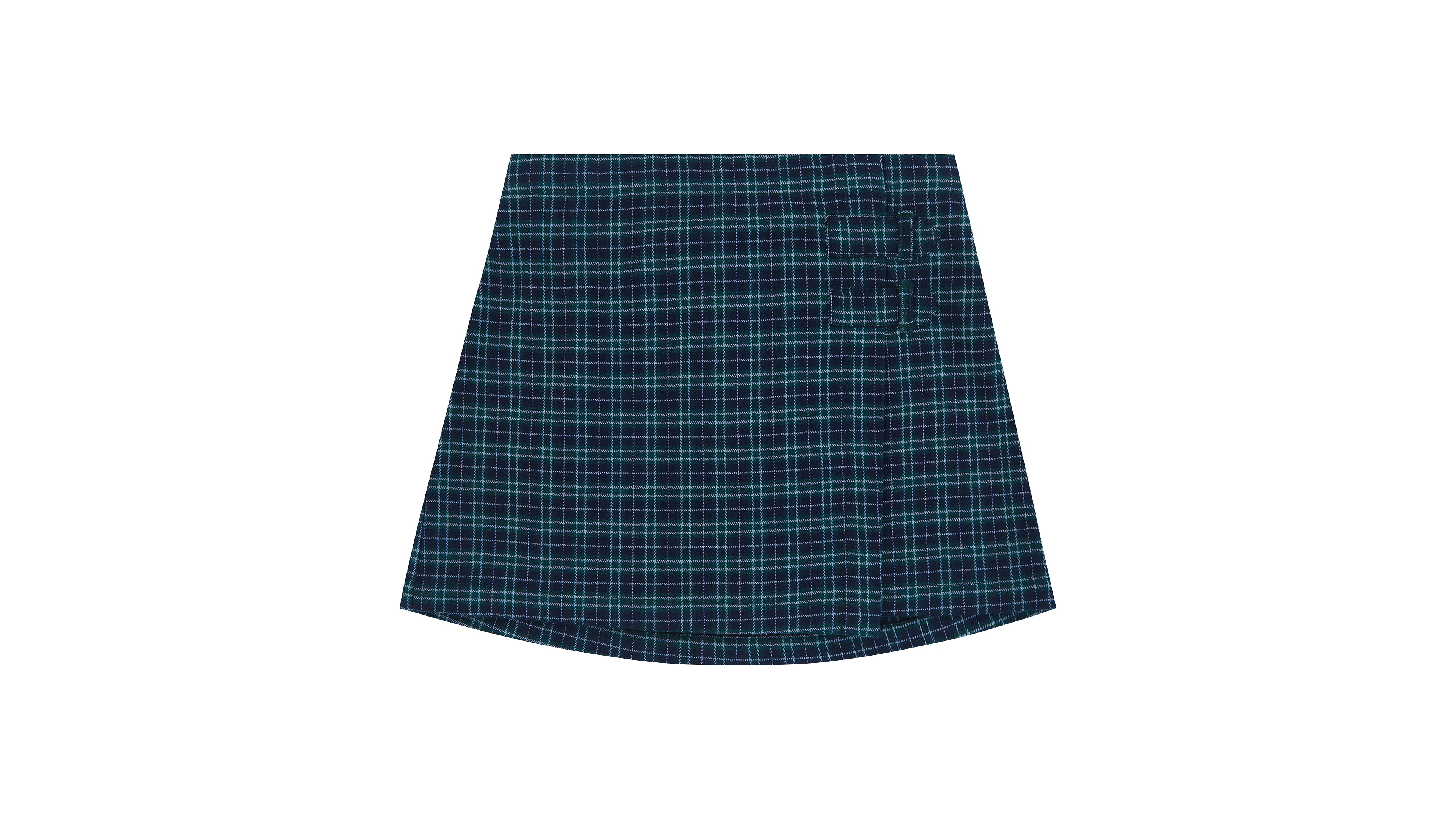 abercrombie kids Toddler Girls' 2T-5T Plaid Wrap Skort