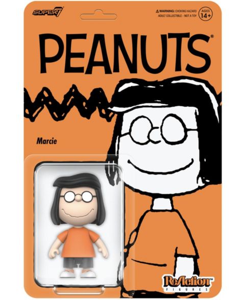 Детская фигурка Super7 Peanuts Marcie ReAction Figures 3.75" Five-Point Articulation Action Figure, 14+ Years, цвет: Open Miscellaneous
