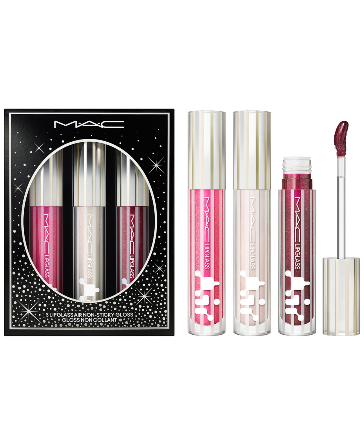 Mac 3-Piece Festive Affair Lipglass Air Trio Set