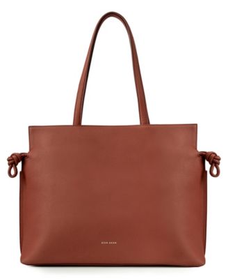 Emma Laptop Leather Large Tote Handbag