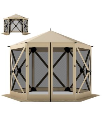 Outdoor Canopy Shelter, Carry Bag, Pop-Up Setup, 10 x 11 ft for Camping, Travel and Outdoor Activities