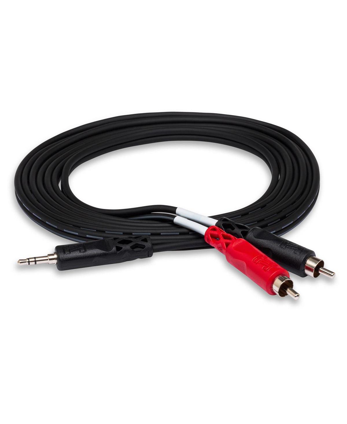 Hosa Technology Stereo 3.5mm Mini Male to Two Rca Males Y-Cable, 3 ft.