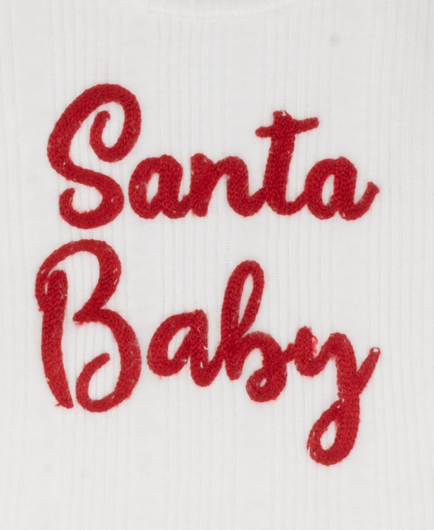 Rare Editions Baby Girls' Santa Baby Long-Sleeve Top and Velvet Skirt, 2-Piece Set, цвет: Белый — фото 4
