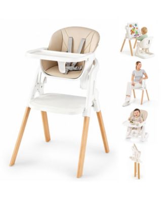 7-in-1 Convertible Adjustable Tray and Adjustable Heights High Chair