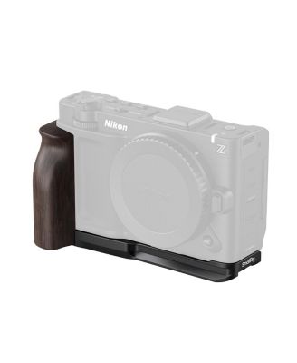 L-Shaped Mount Plate with Wooden Handle for Nikon ZR 5906 Arca-Swiss Quick-Release Camera Mount Plate for Nikon ZR