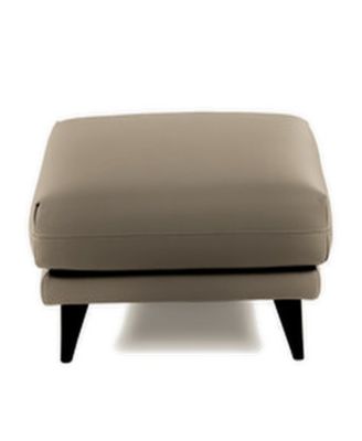 Beatrice 28" Leather Ottoman, Macy's exclusive-Made in Italy 