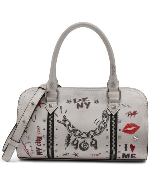 Женская сумка DKNY Cedar Small Top Handle Crossbody Satchel Handbag, цвет: Зефирный