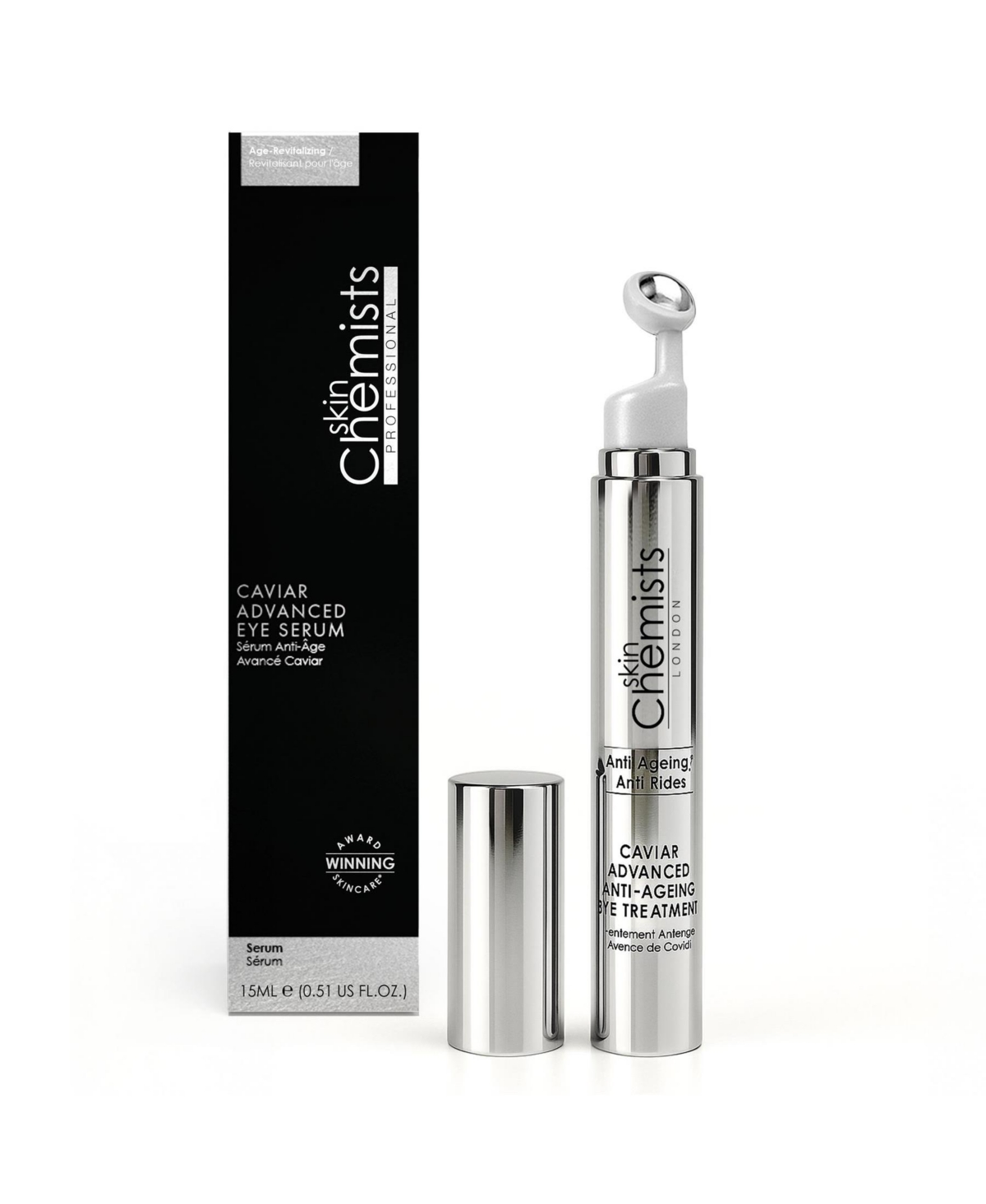 skinChemists Caviar Advanced Anti Ageing Eye Treatment 15 Milliliter - White