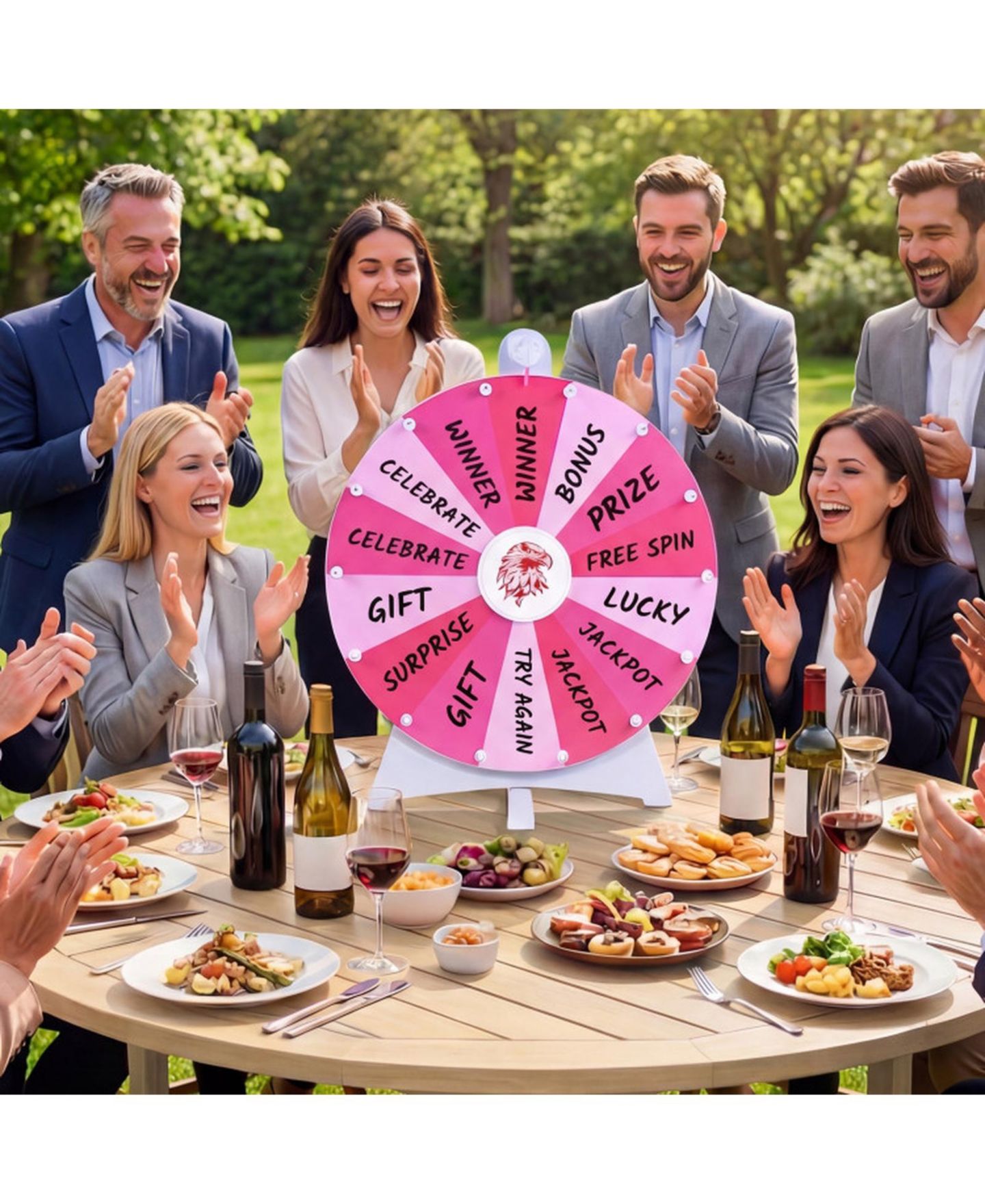 Детская настольная игра HONGGE Rewritable 14-Slot Spin Wheel Board Game, Ages 3+, цвет: Разноцветный — фото 10