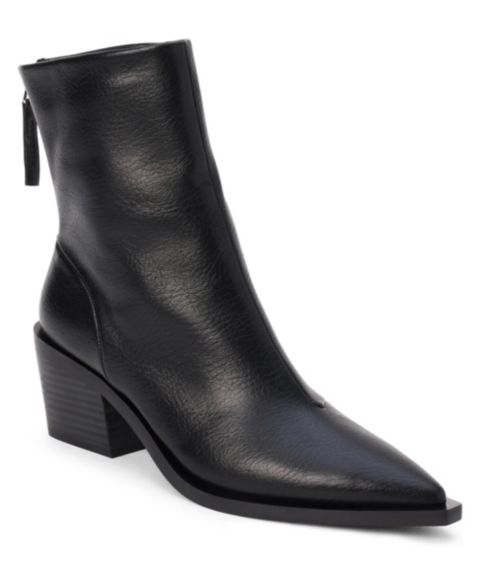 Женские ботинки Coconuts by Matisse Matteo с острым носком на блочном каблуке, цвет: Чёрный