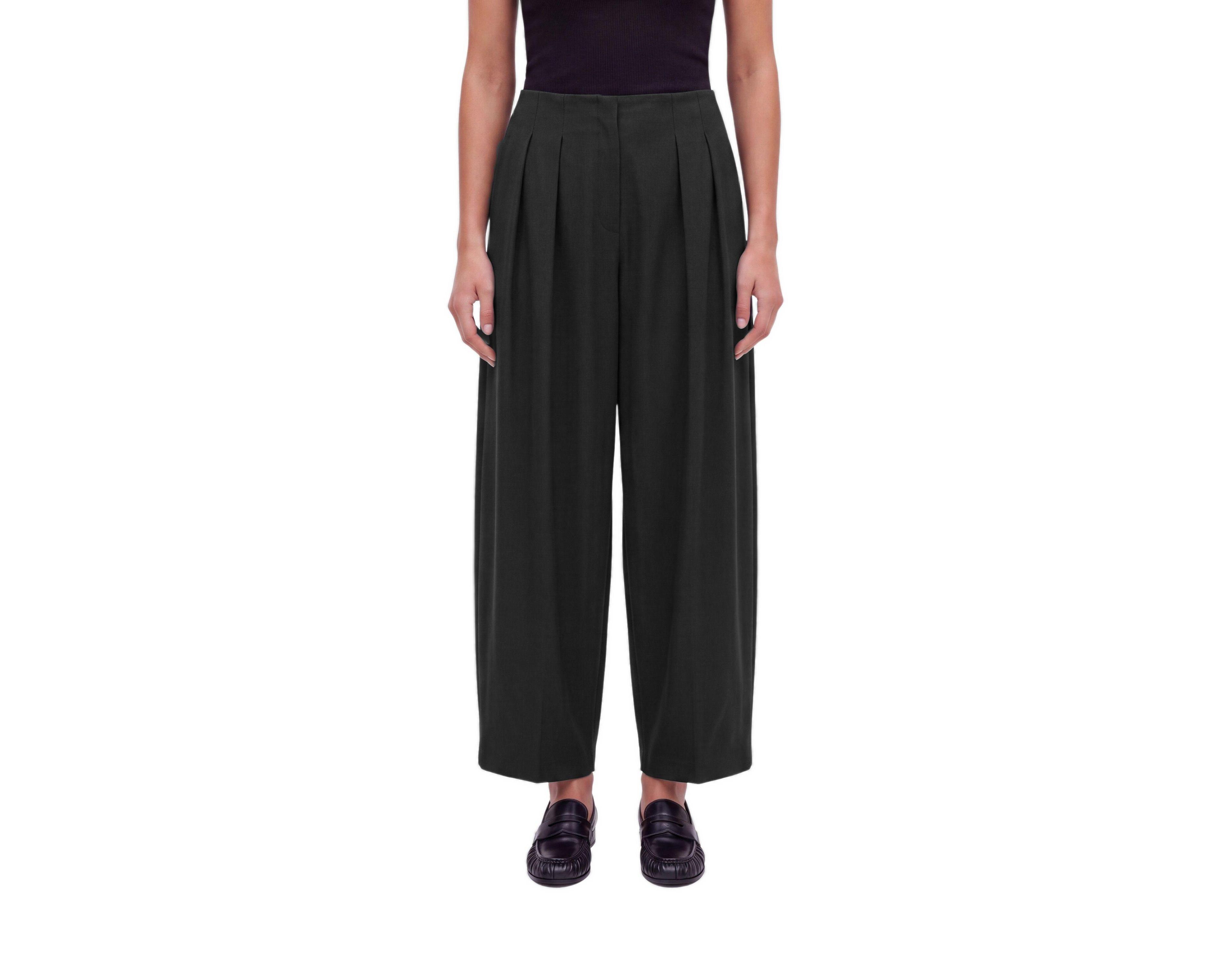 Nocturne Women's Double Pleat Belted Trousers