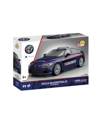 Carabinieri Alfa Romeo Giulia Quadrifoglio 99-Piece Building Set, Ages 6+