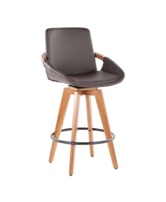 Cosmo 39" Upholstered Swivel Counter Stool