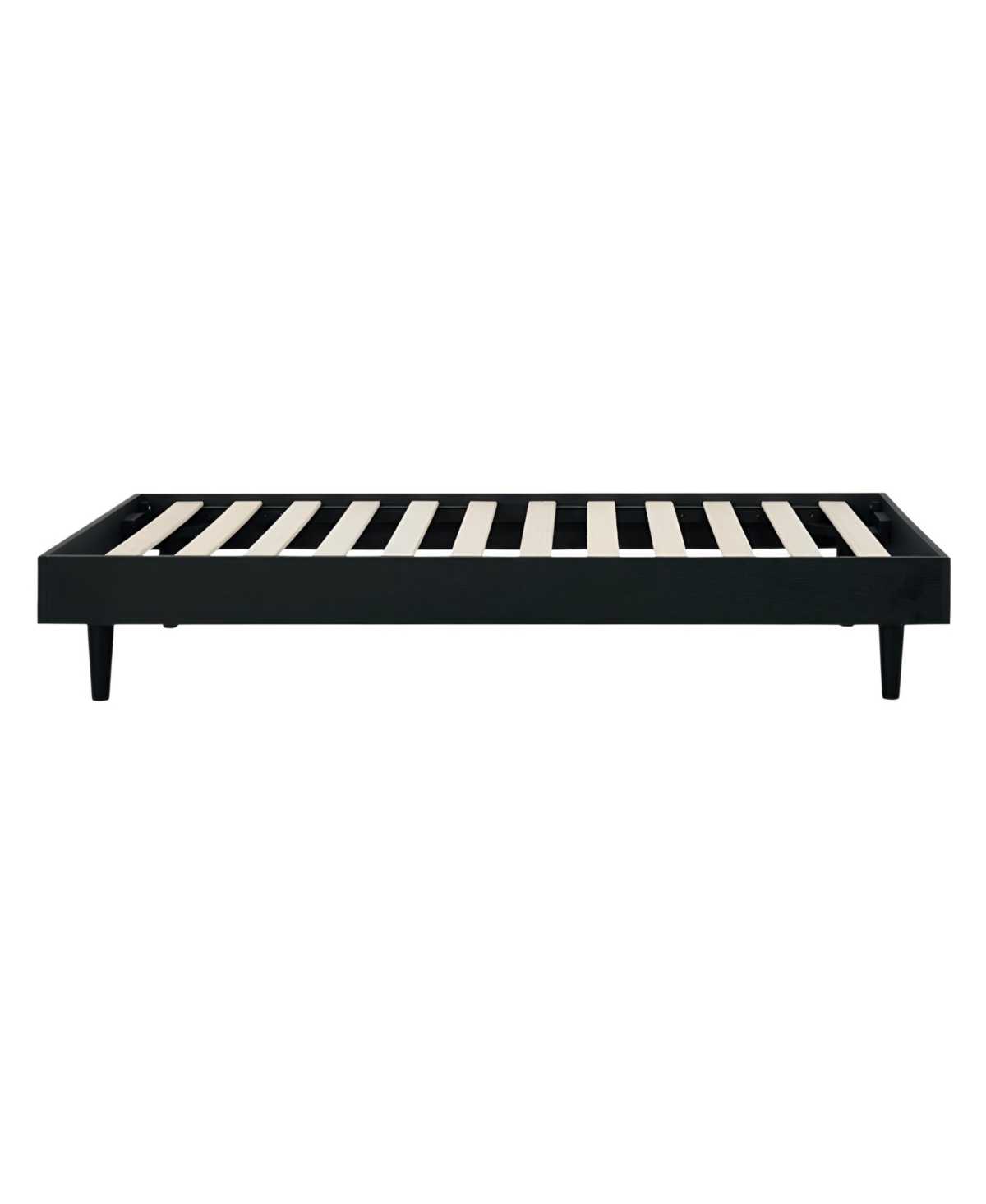 Slickblue Modern Platform Bed Frame with Mid-Century Style for Bedroom