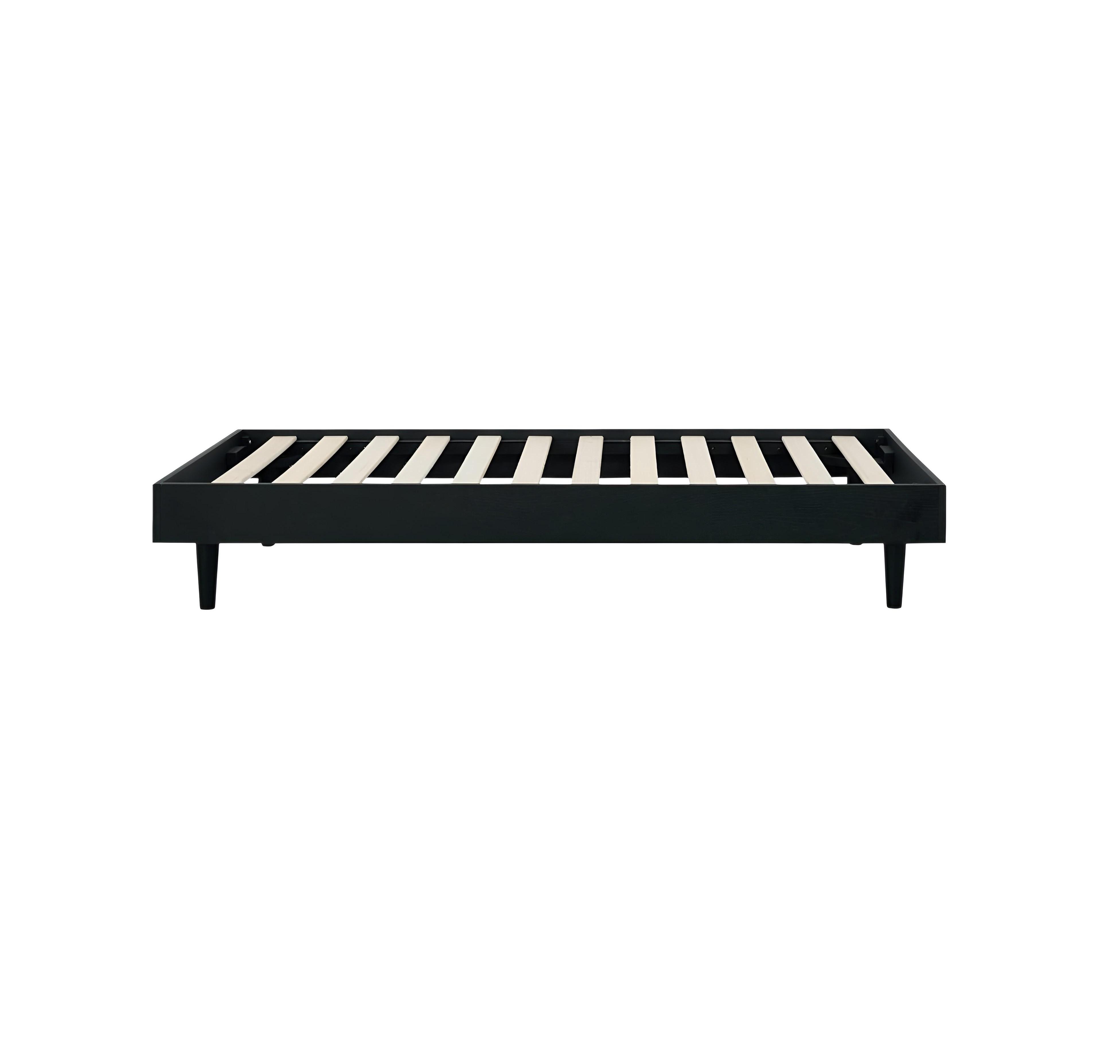 Slickblue Modern Platform Bed Frame with Mid-Century Style for Bedroom