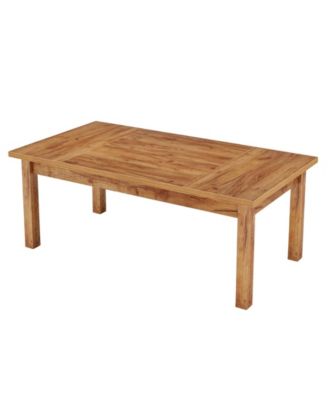 Wooden Farmhouse Dining Table for 6 to 8 People for Family.