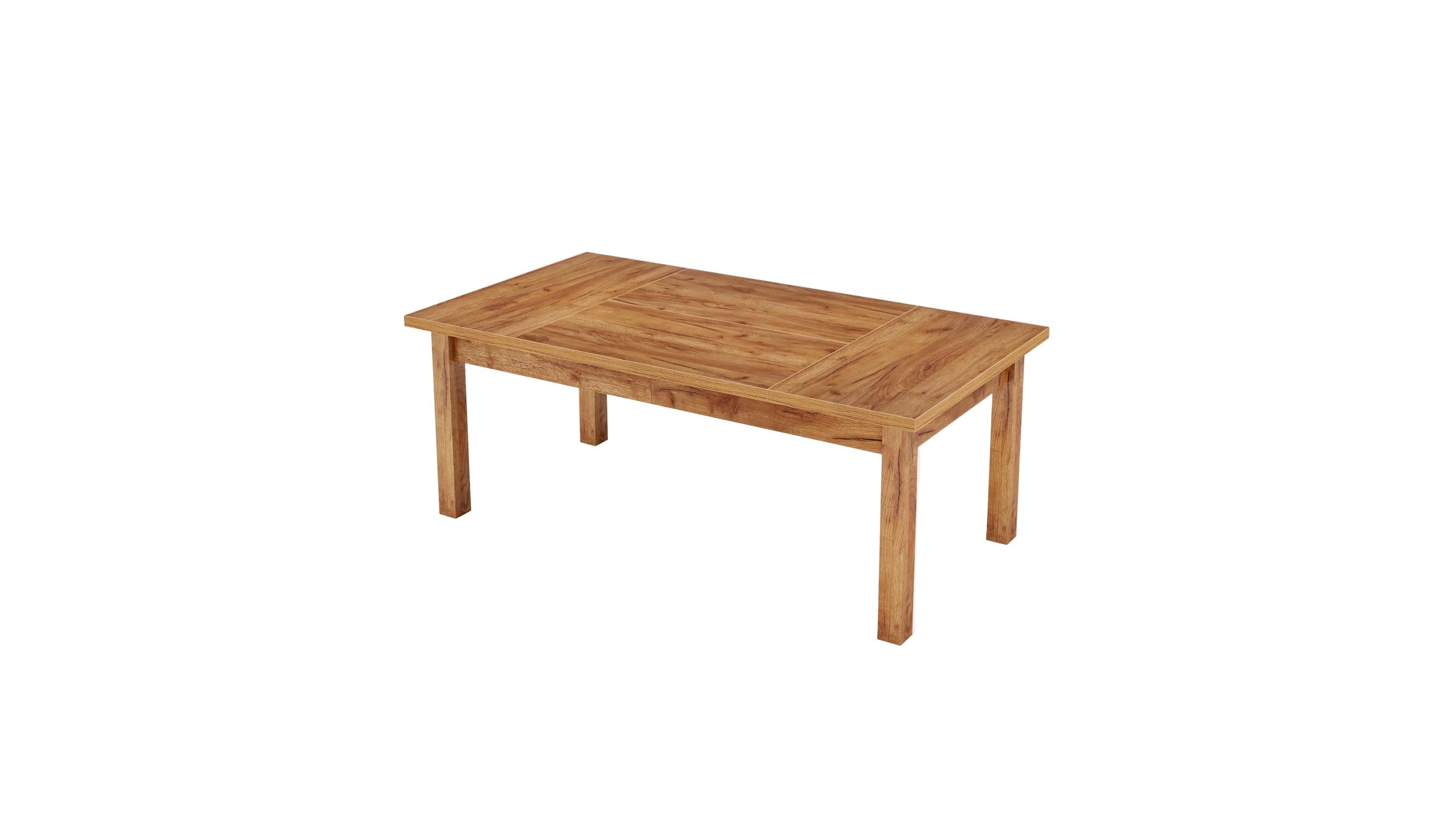 Slickblue Wooden Farmhouse Dining Table for 6 to 8 People for Family.
