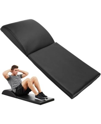 Foldable Thick Foam Ab Exercise Mat Core Workout Support Lower Back Cushion Non Slip Fitness Pad