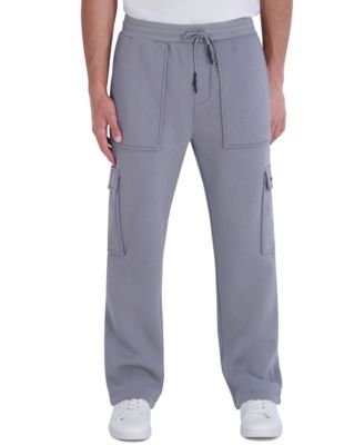 Men's Cargo Open-Bottom Fleece Pants