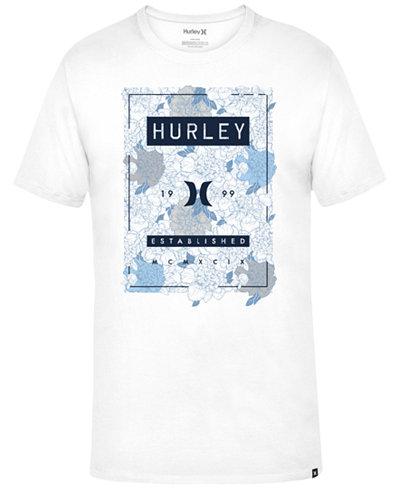 Hurley Men's Shacked Premium Graphic-Print Logo T-Shirt