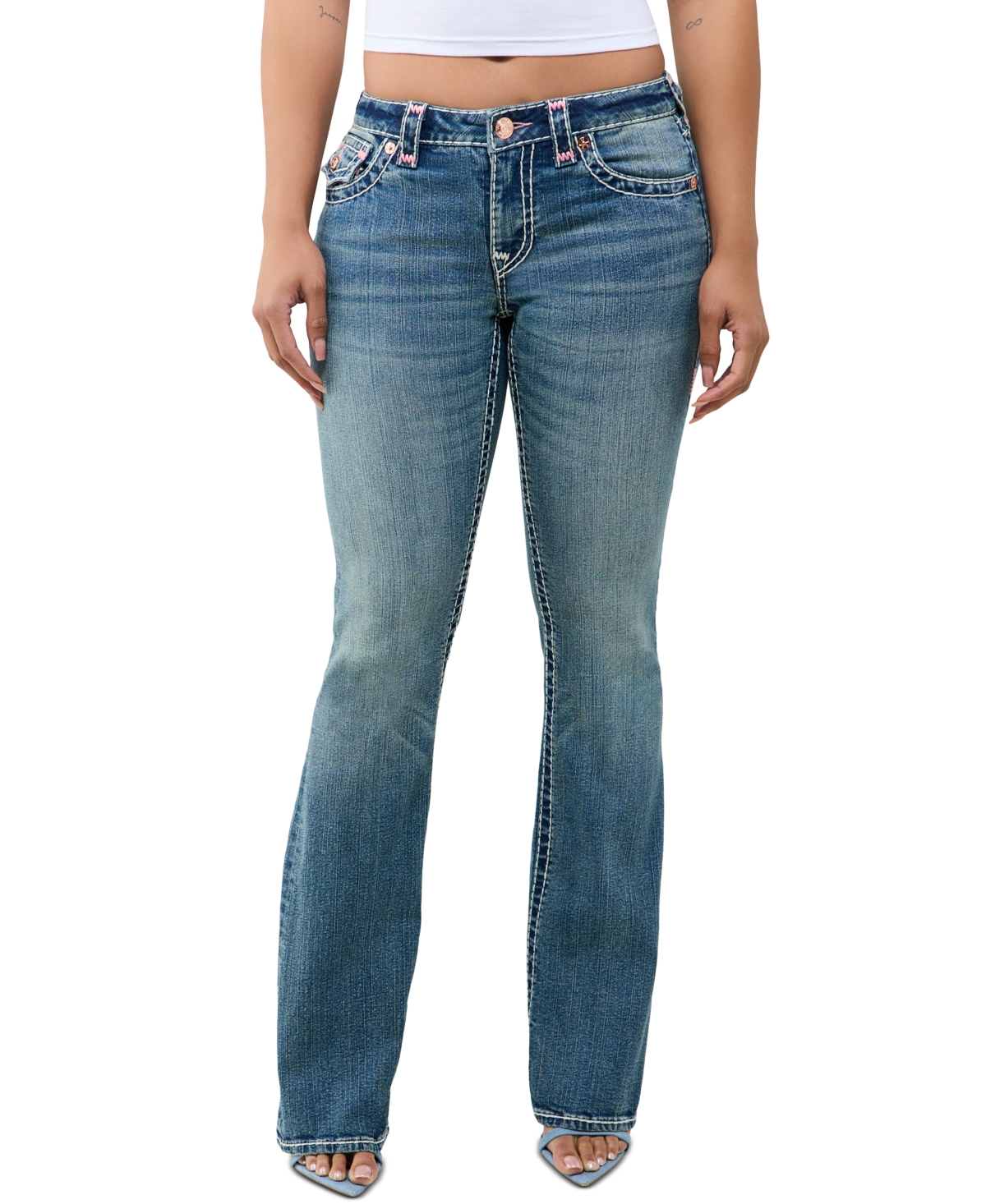 True Religion Women's Becca Bootcut Stretch Jeans
