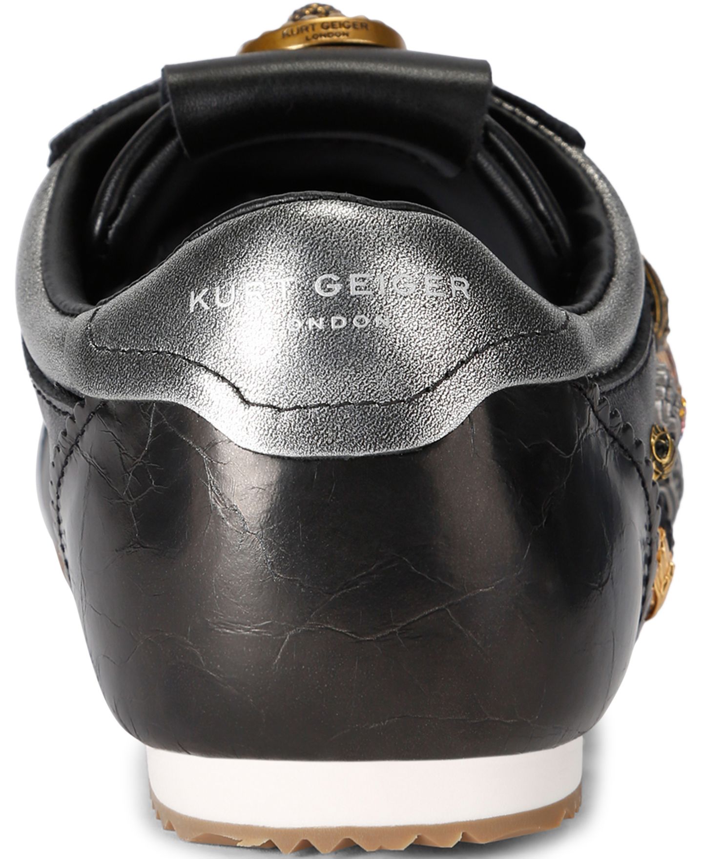 Женские кроссовки Kurt Geiger London Eagles Islington Lace-Up, цвет: Чёрный — фото 3
