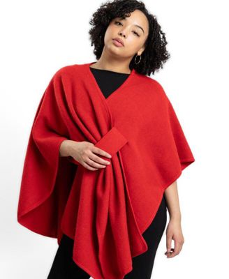 Women's Gloria Oversized V-Neck 3/4-Sleeve Poncho