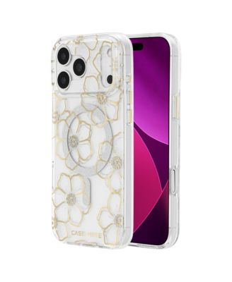 Floral Gems MagSafe Case Compatible with Apple iPhone 18 Pro Max/17 Pro Max