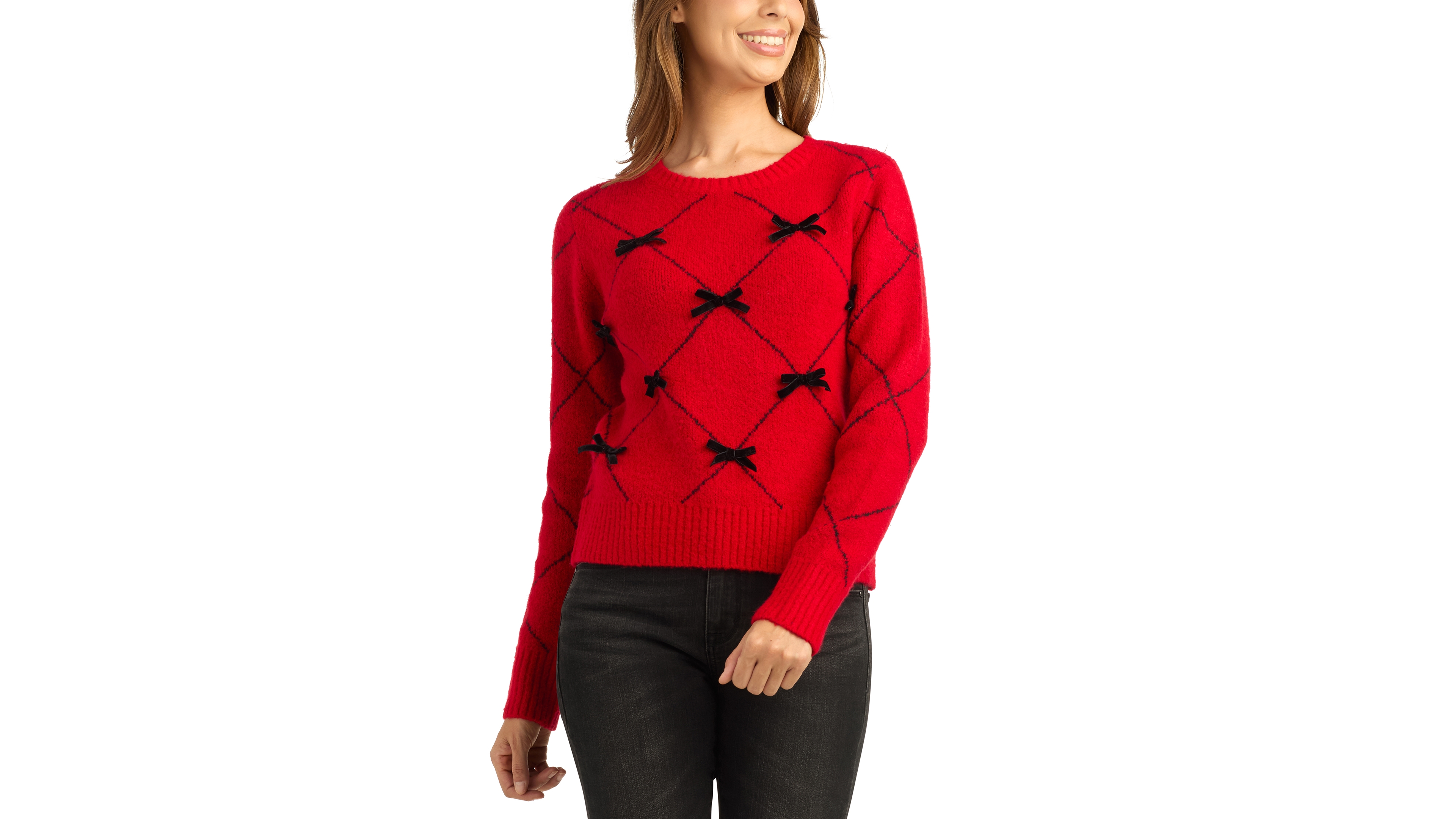 Bcx Juniors' Long-Sleeve Crewneck Pullover Sweater