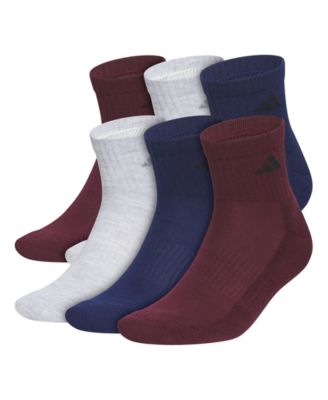 Men's Cushioned Athletic Quarter Socks, 6-Pack
