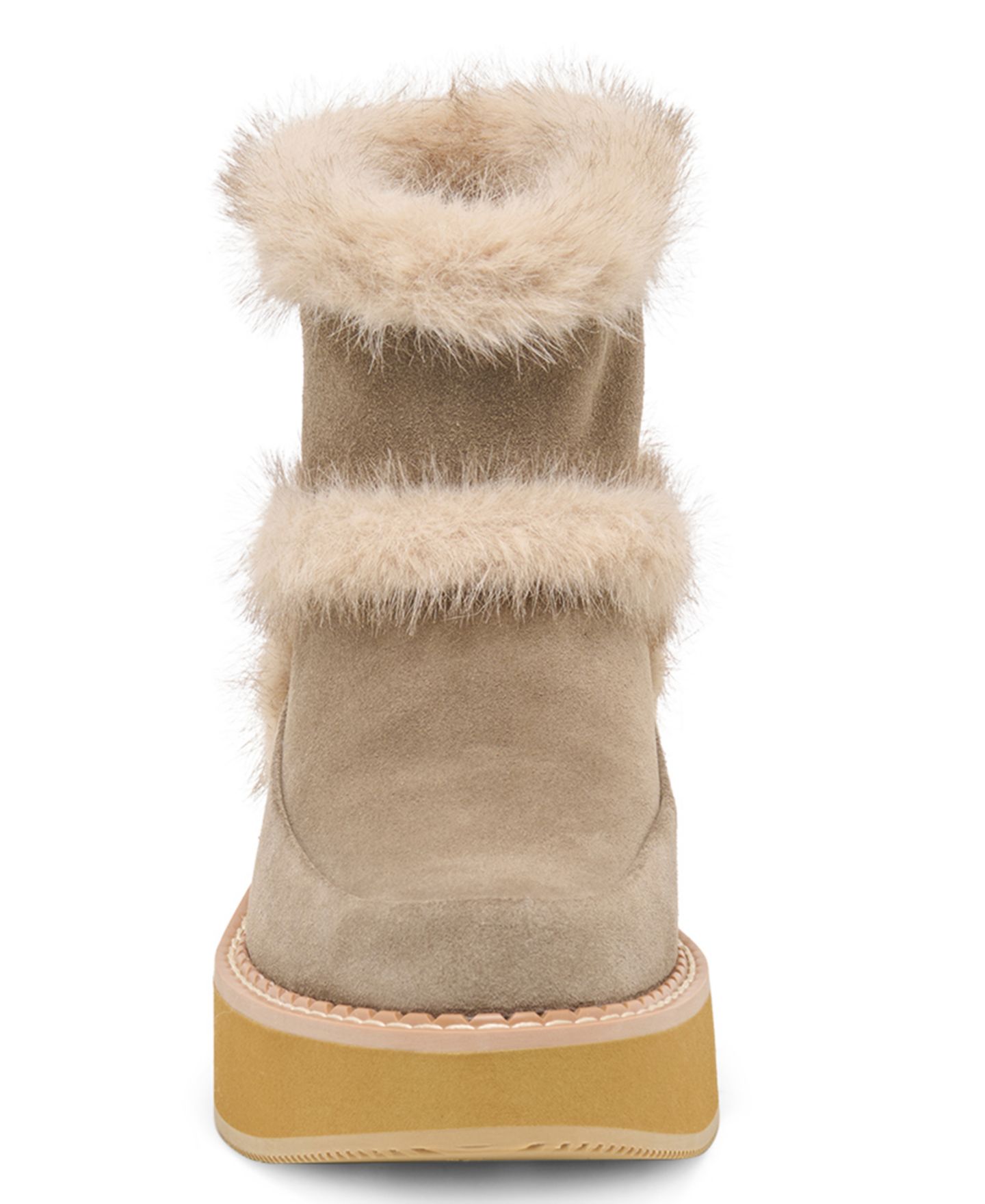 Женские ботинки Dolce Vita Pixie Plush H2O Cold Weather Suede, цвет: Оливковый замшевый — фото 7
