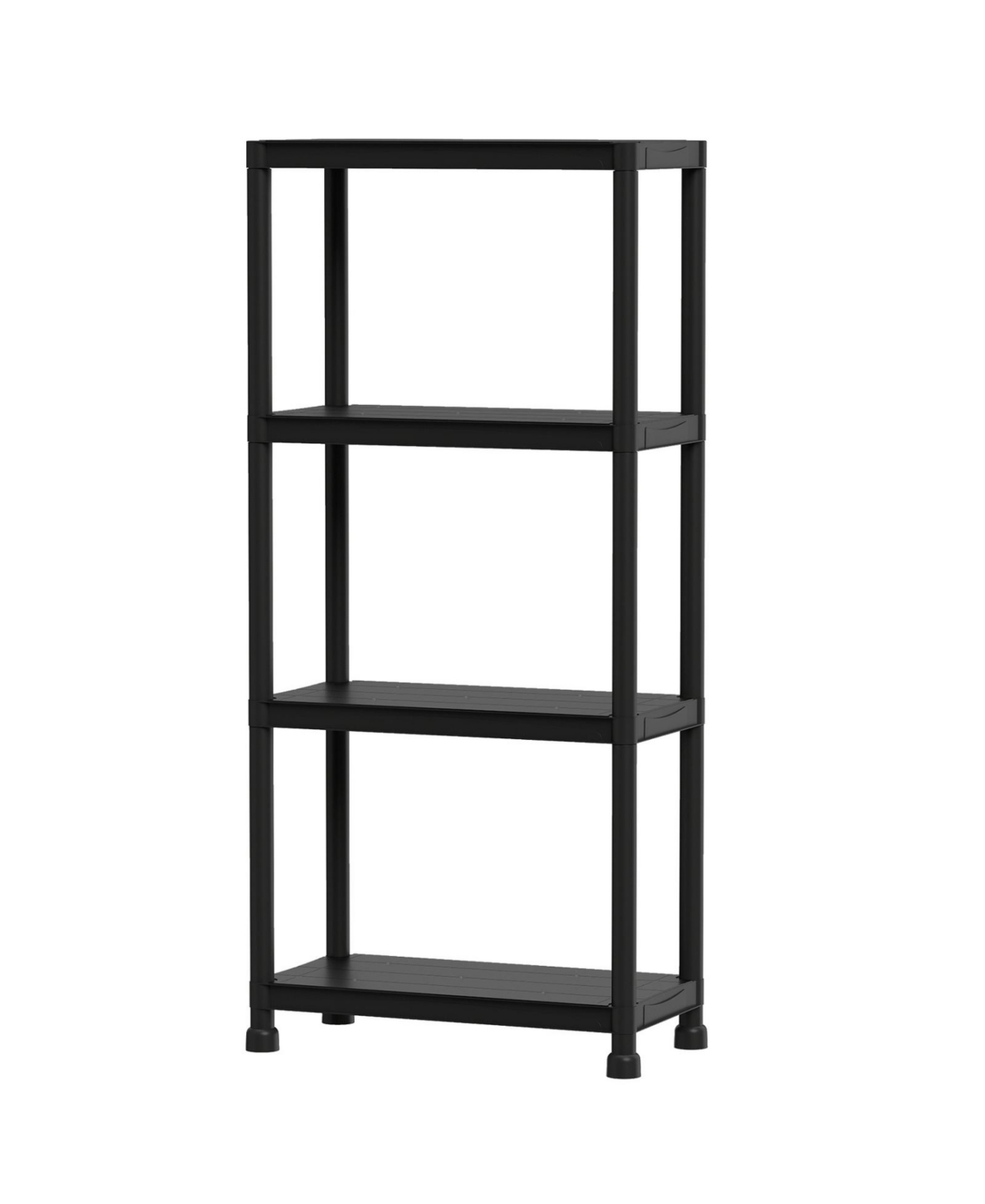 Sugift 4-Tier Heavy-Duty Freestanding Plastic Storage Shelving Unit