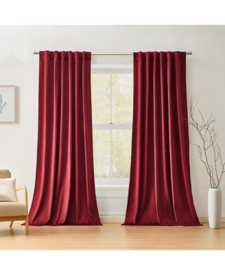 Camille Velvet Curtain Panel Set of 2