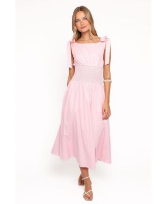 Women's Leticia A-Line Boat Neck Sleeveless Midi Dress