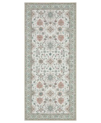 Aure Floral Slip Resistant Runner Rug, 26" x 60"