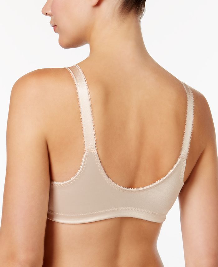 Women's Bali DF1003 Double Support Front Close Wirefree Bra (Soft Taupe 38C)