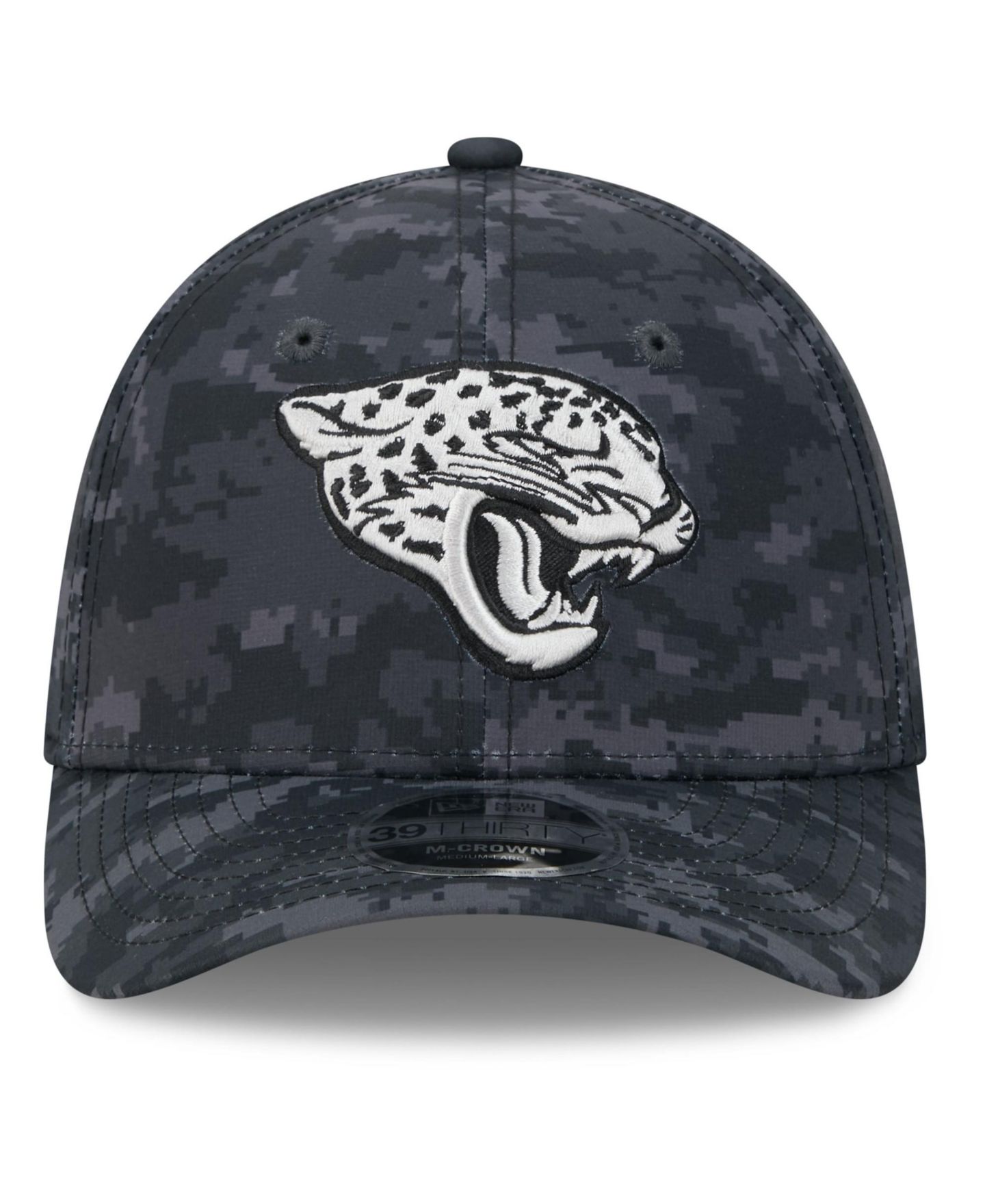 Мужская кепка New Era Black Jacksonville Jaguars 2026 Salute to Service 39THIRTY Flex Hat — фото 2