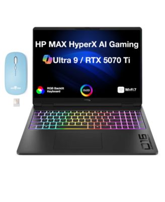 OMEN MAX HyperX Laptop 16.0 WQXGA Display (Ultra 9 290HX Plus, 32GB,1TB, Win 11 Home) with DKZ Wireless Mouse